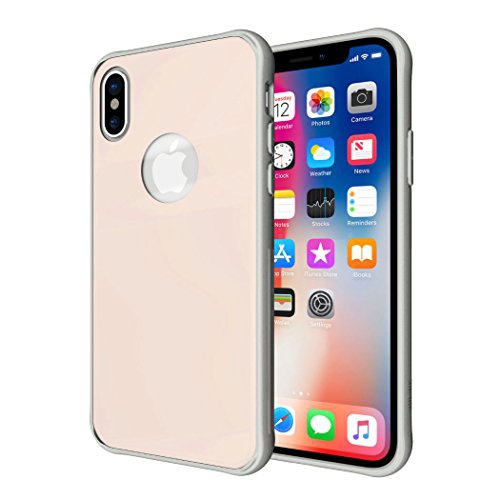 1 of 12 iPhone X Case/iPhone Xs Case, TUDIA [Ceramic Feel] Lightweight [GLOST] TPU Bumper Shock Absorption Cover Featuring [Tempere...