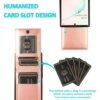 Phone Case for Samsung Galaxy Note 10 Plus Glaxay Note10+ 5G with Tempered Glass Screen Protector Credit Card Holder